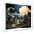 White Single Picture Framed