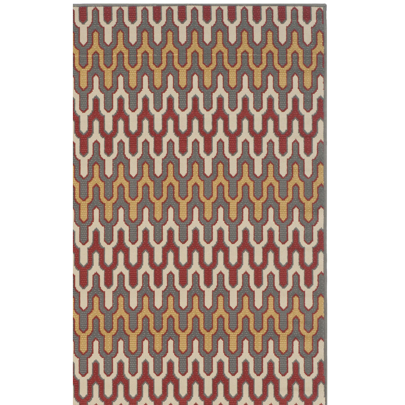 Tapis gris Kelston, Rectangle 2 pi 7 po x 5 pi