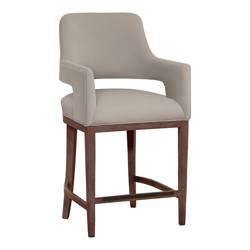 Tabouret de bar et de comptoir Josie, Noyer, Noisette 8794, Tabouret de comptoir (siège d'une hauteur de 26,5