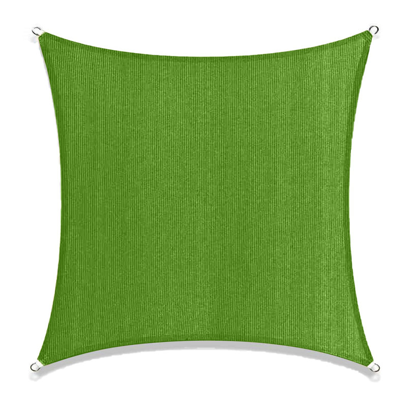 Green HDPE 8' x 10' Rectangular Shade Sail