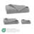 Martex Ultimate Solid 6 Piece Monument Grey Towel Set-115845218