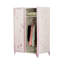 Garde-robe finition mauve clair