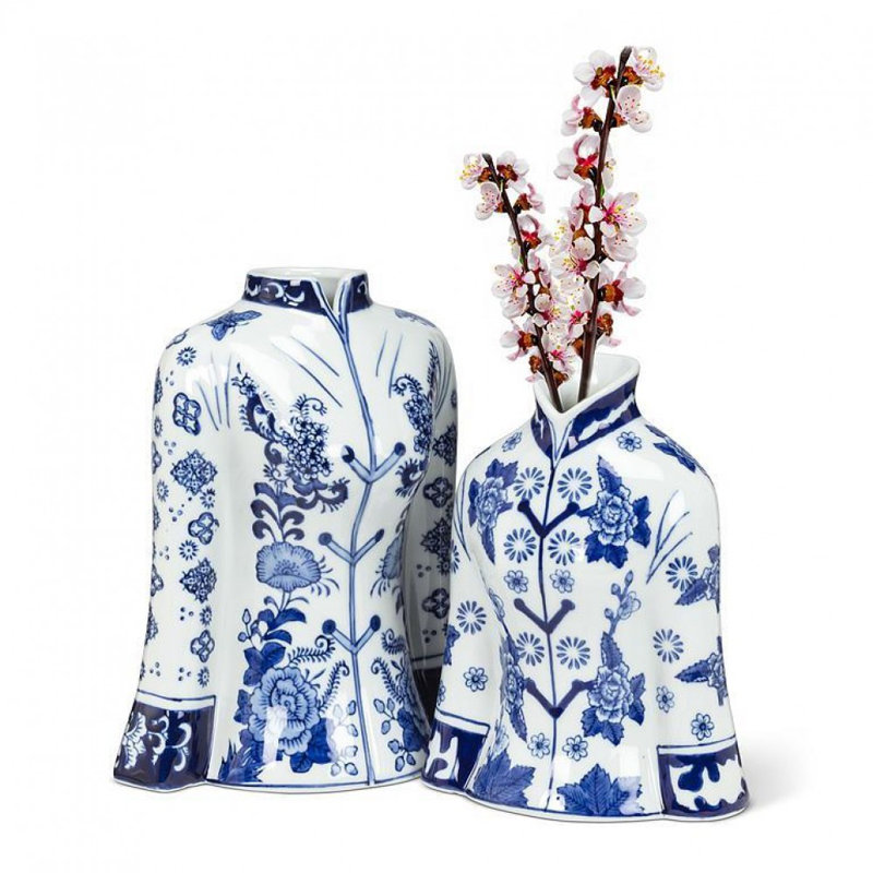 Grand vase femmes, H 10 po x l 8 po x P 4,50 po