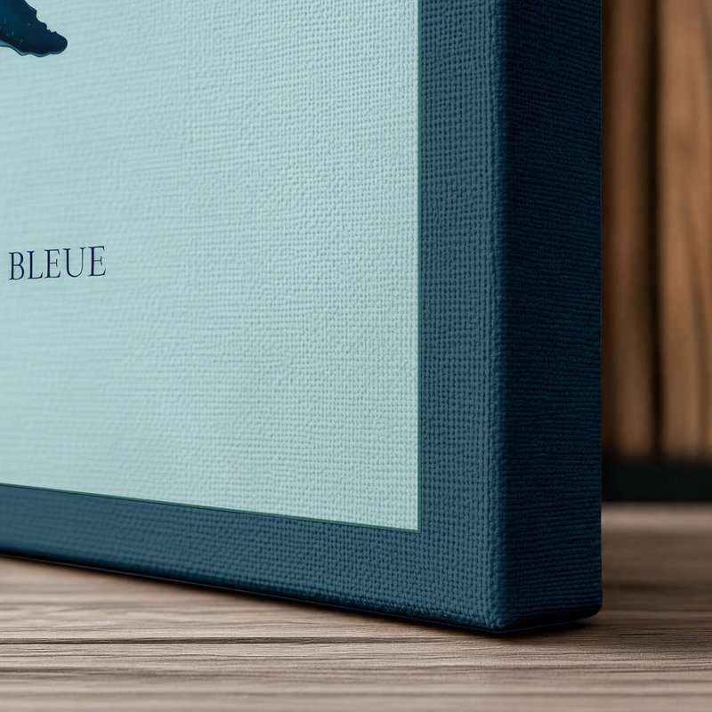 Print, 18x12 - 45.7 x 30.5 cm, Teal Border