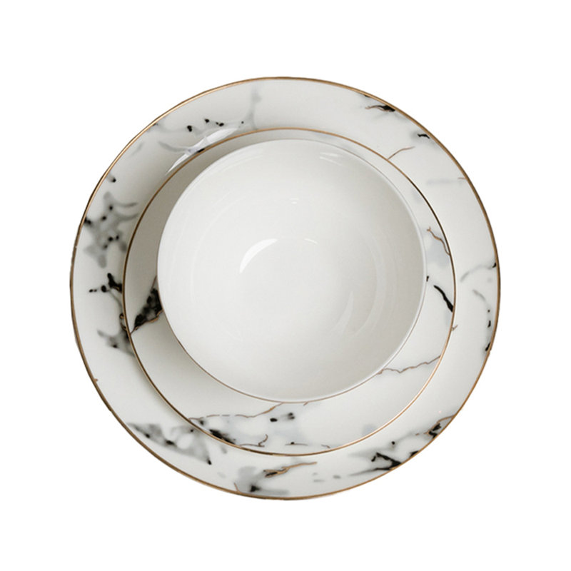 Bone China Dinnerware Set 12 Piece - Service for 4