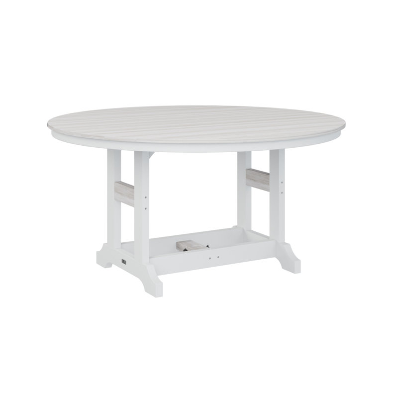 Table de salle à manger Berlin, Coquillage, H 38,87 po x l 60 po x P 60 po