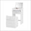 Charmant meuble-lavabo avec miroir et plusieurs options de rangement pour les filles
