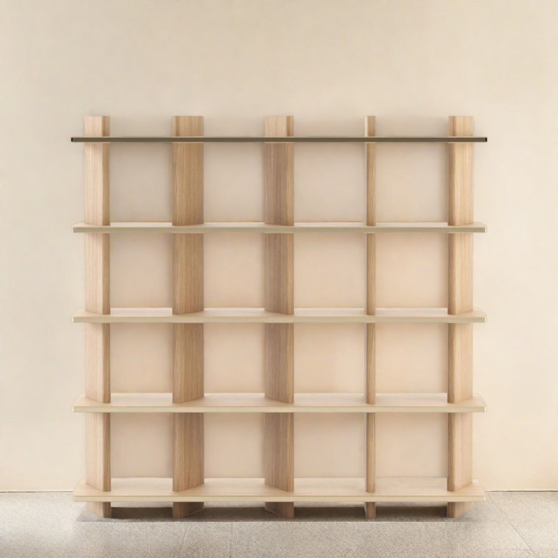 Makinley, Burlywood, (5 tablettes) H 70,8 po x l 70,8 po x P 11,8 po