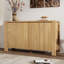 Buffet rétro à 4 portes avec tablettes réglables-2094410590