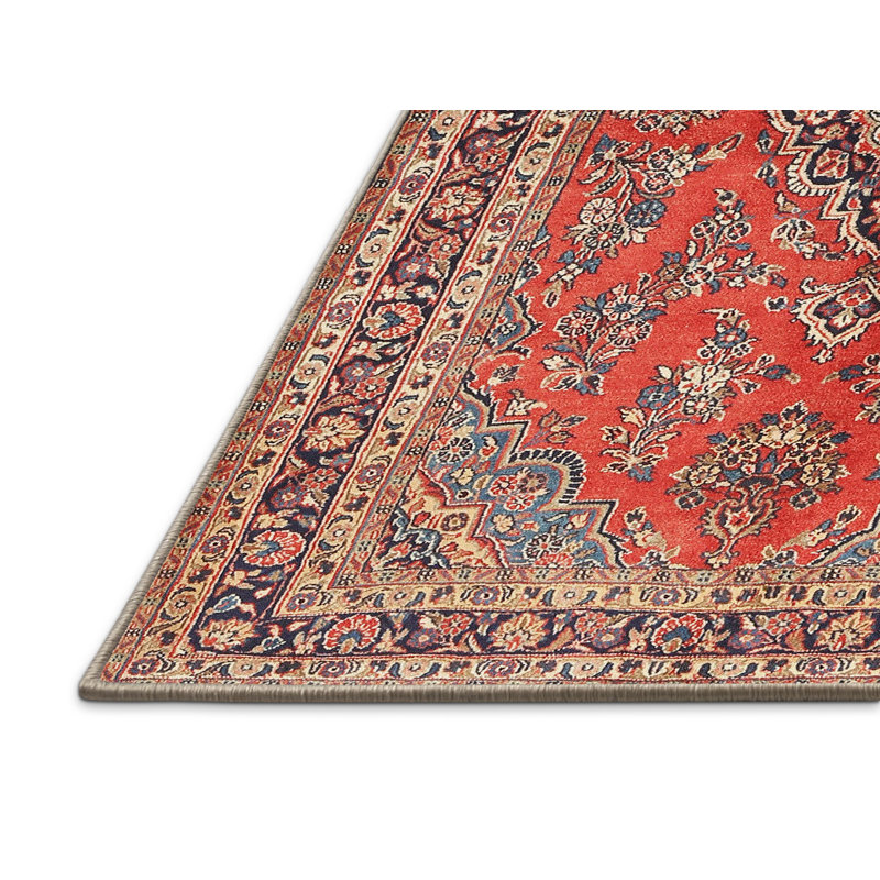 Tapis oriental en laine rouge Sarina, Rectangle 8 pi x 10 pi