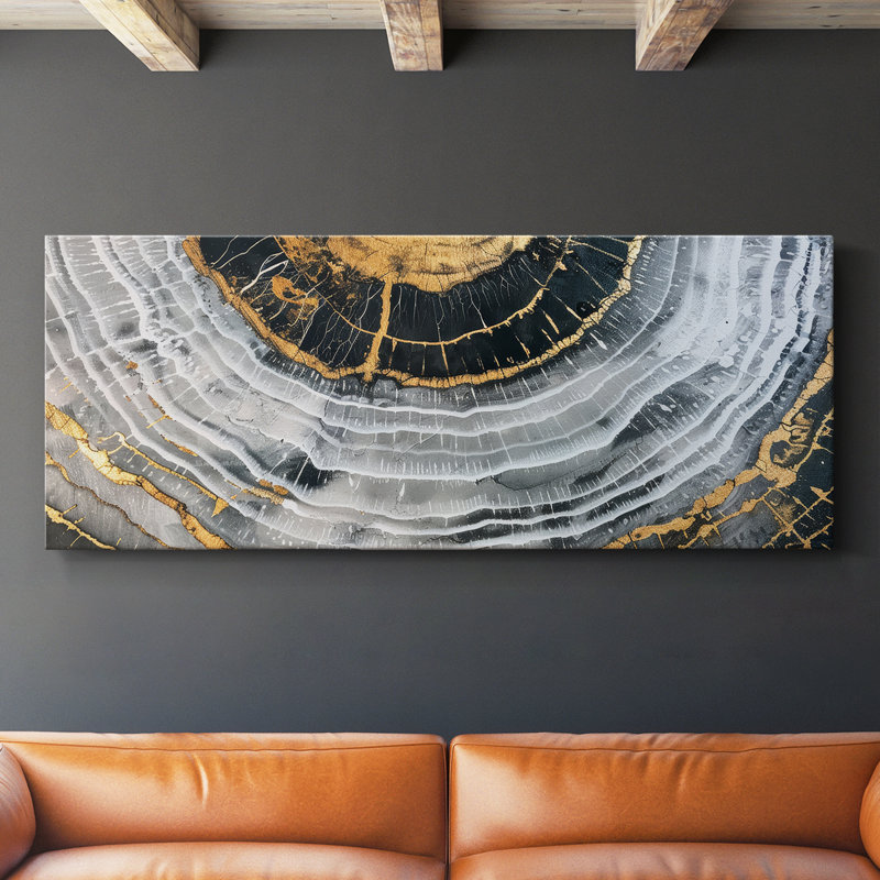 Abstract Series-CCLXXVIII- Gallery Wrapped Canvas -Ready to Hang, 12" H x 30" W
