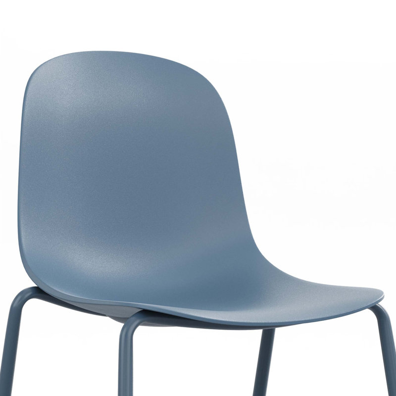 Ensemble de 4 chaises de salle à manger en plastique empilables