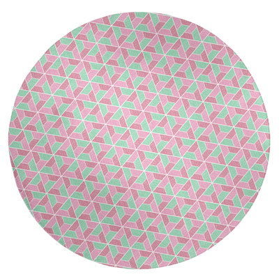 Chenille Geometric Indoor Rug