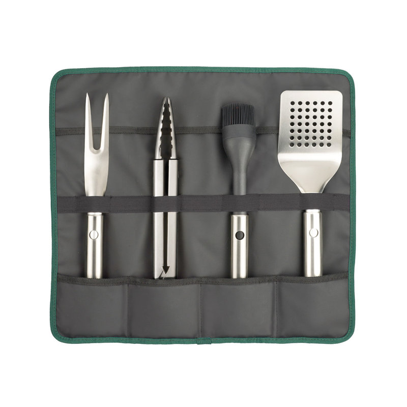 Ensemble d'outils pour barbecue avec étui de rangement 4 pièces Joseph