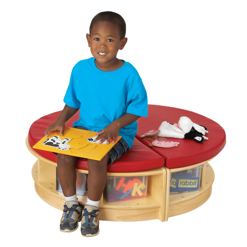 Îlot de lecture Jonti-Craft®, Rouge