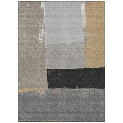 Machine Washable Indoor/Outdoor Chantille ACN2511 Modern Rug