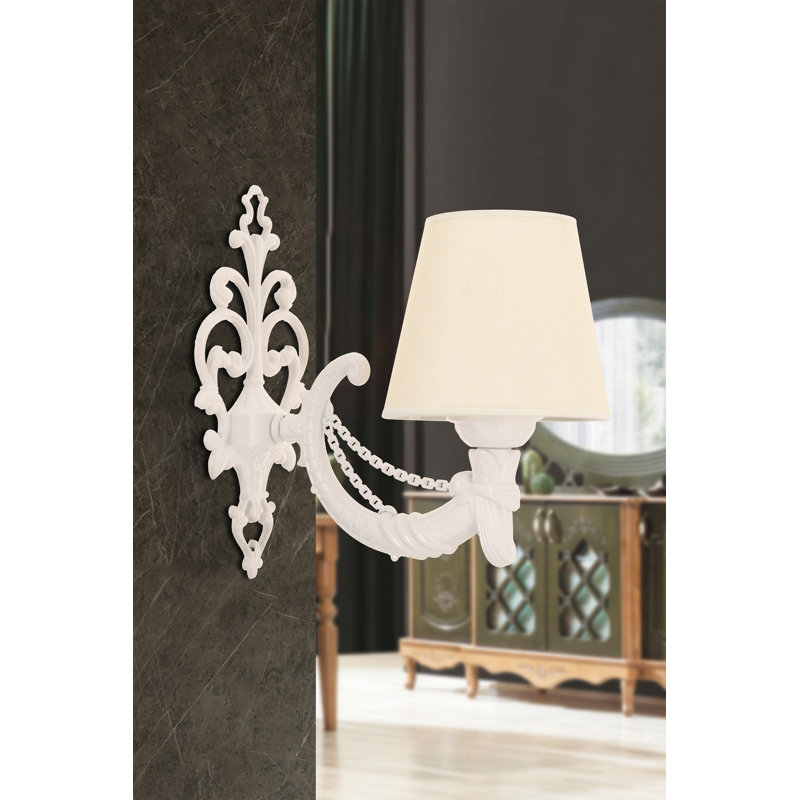 Lampe murale, Blanc