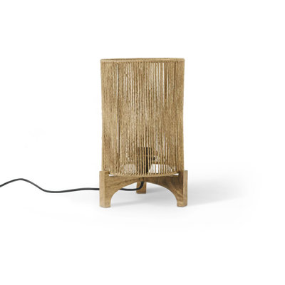Wood Table Lamp