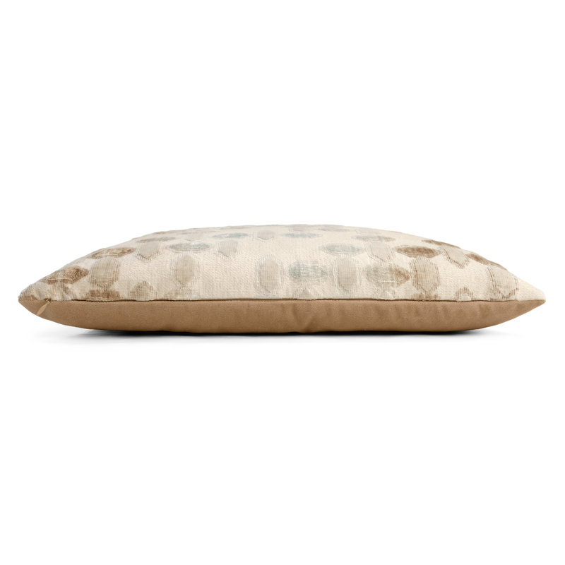 Jewel Square Woven Jacquard Pillow, Agave, 22"H x 22"W, Square