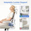 Chaise de travail ergonomique en filet avec appui-tête et repose-pieds Baram-148254915-246564751