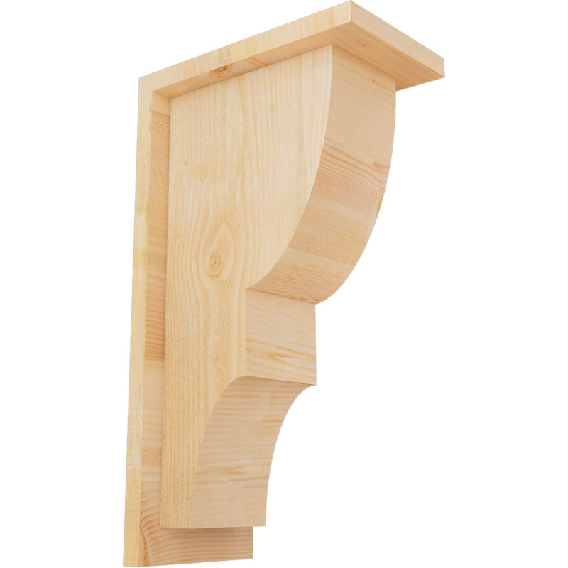 Corbeau Ridgewood avec contre-plaque, H 18 po x l 6 po x P 10 po, Sapin de Douglas, Sciage brut