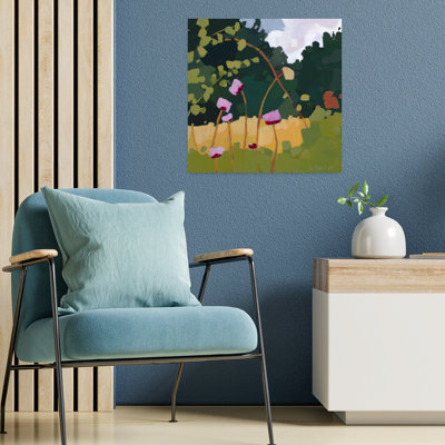 Thistles, paysage contemporain abstrait, art naturel
