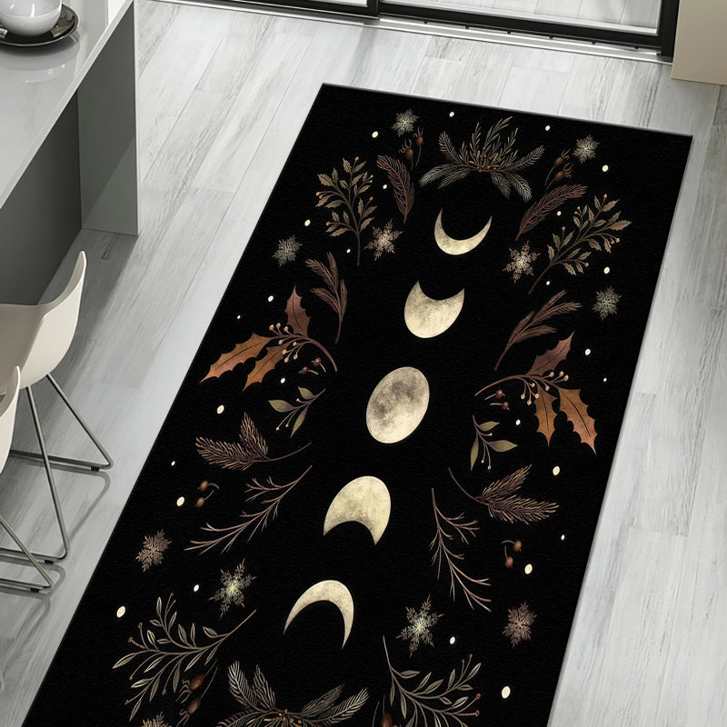 Chic Non-Woven Soft Type Printed Rug Featuring Exquisite Geometric Patterns Ideal for Enhancing the Elegance of Any Room Decor