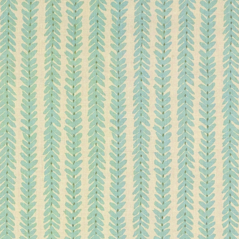 Tissu Schumacher x Veere Grenney Woodperry, Bleu