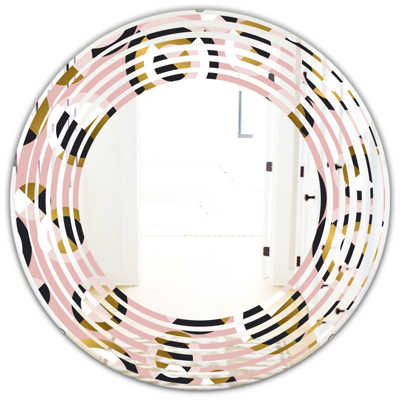 Miroir mural Wave, H 31,5 po x l po