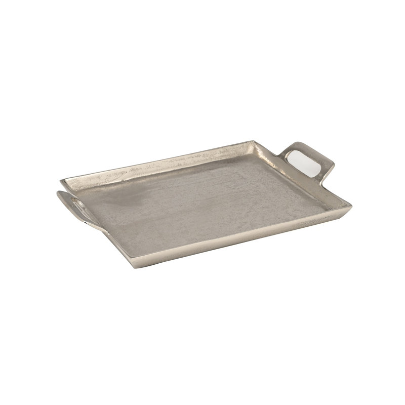 Plateau de service Luciana, H 0,5 po x l 14 po x P 10 po, Gris