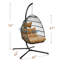 Fauteuil œuf suspendu en rotin Four Corners-461362152