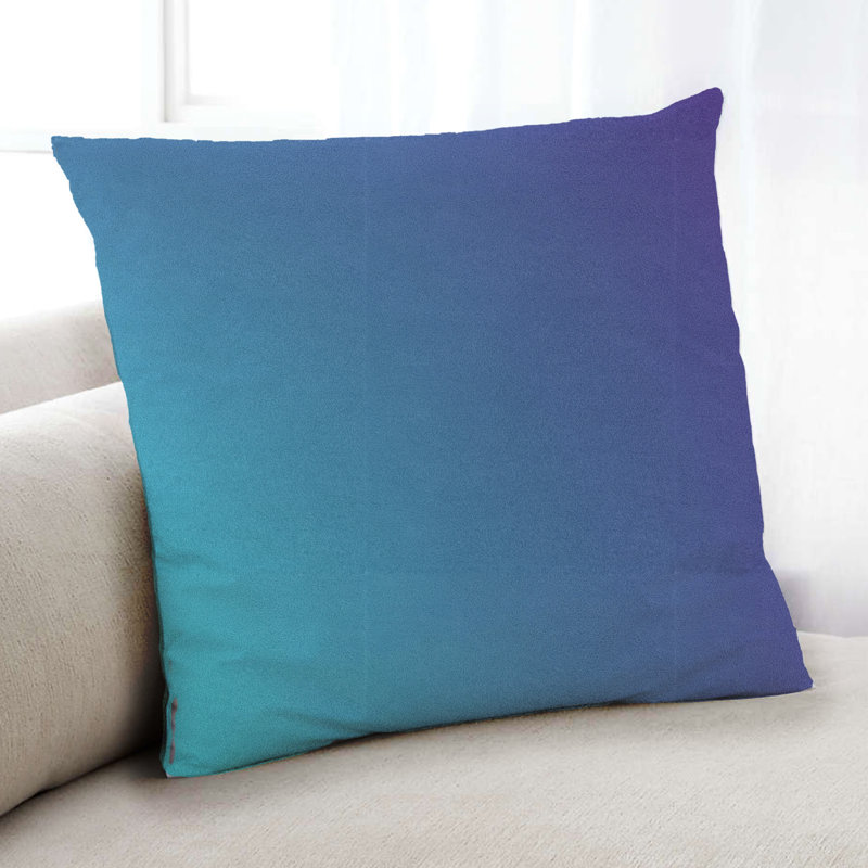 Coussin décoratif Color Focus Blue 61, Microsuède