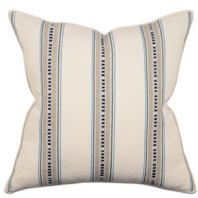 Fenton Embroidered Down Throw Pillow