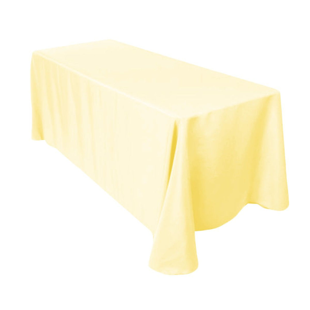 Crushed Velvet Tablecloth - Luxurious Wedding & Holiday Banquet Cover - Wrinkle Resistant Elegant Decor for Christmas, Party