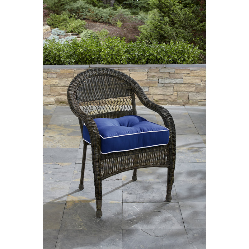 Coussin de siège pour l'extérieur Adelphine, Bleu marine
