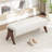 Chenice Upholstered Solid Wood Leg Bench-127275626