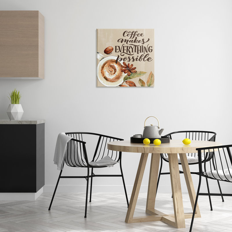 Toile rustique «Makes possible» par Kim Allen, H 24 po x l 24 po