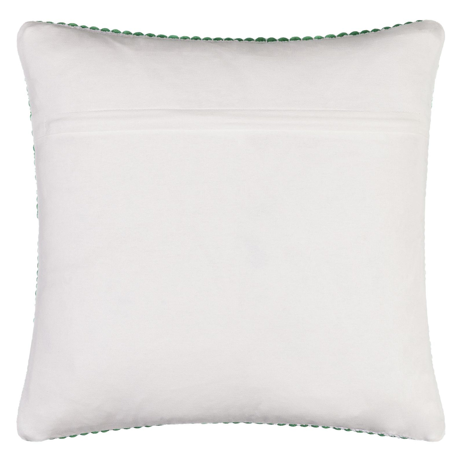 Waverly Wool Throw Pillow, Down, Green, 20" x 20"