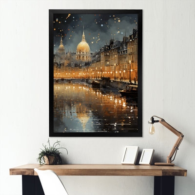 «Luminous In Lyon City In France I», reproduction sur toile