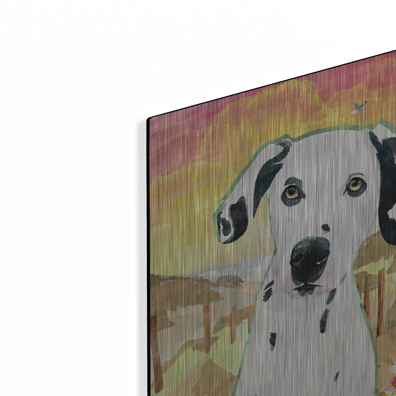  «Sunset Beach» par Thatgrubgirl, art mural en métal, 16 po x 24 po, H 24 po x l 16 po