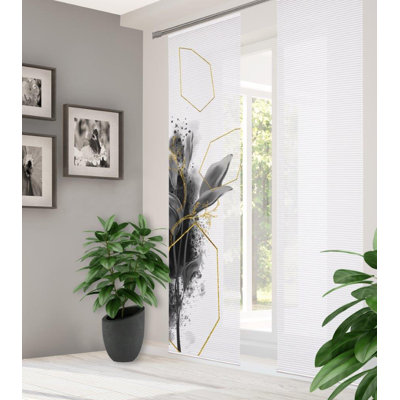Semi Sheer Sliding Panel Single Panel