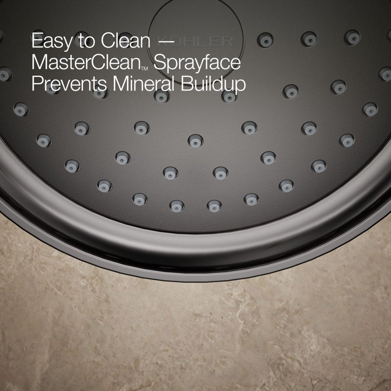 Purist Pressure-Balancing Thermostatic Tub and Shower Faucet, Vibrant Titanium, Push Button, 2.5 GPM