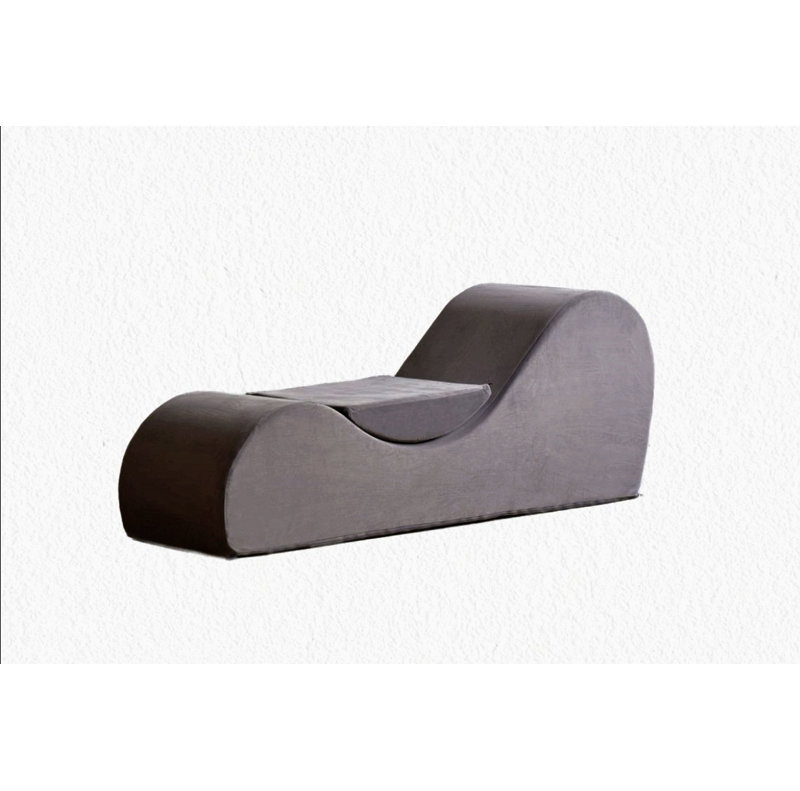 Chaise longue Solace, conception ergonomique avec noyau en mousse haute densité à la fois doux et ferme, housse amovible lavable à la machine