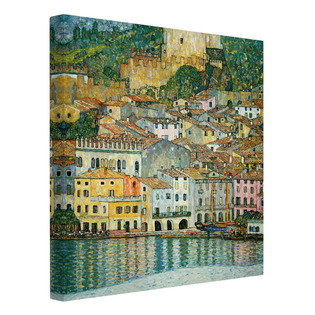 Leinwandbild Malcesine am Gardasee von Gustav Klimt