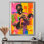 «Jazz Trumpeter In The Spotlight I», impression d'art mural