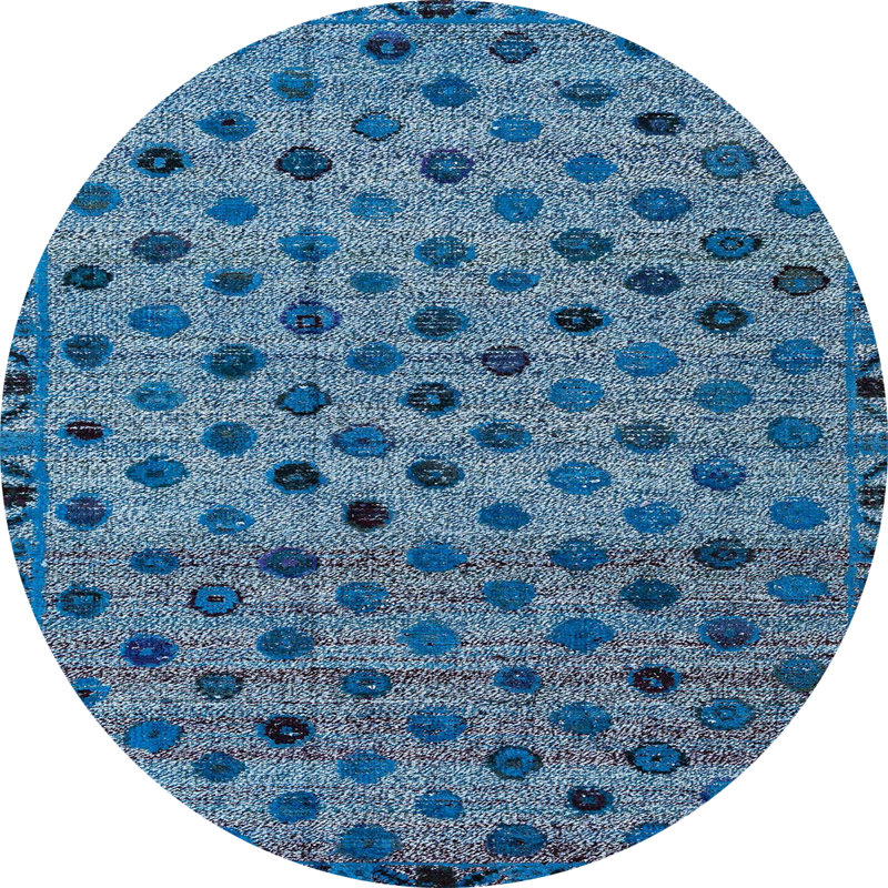 Tapis abstrait moderne 4352, Rond 7 pi