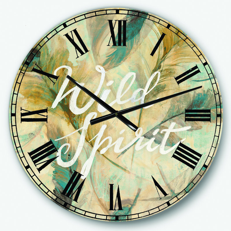 Horloge murale traditionnelle Wild Spirit, Grand