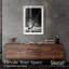 «Blade on Ice Shadowbox», art mural Mancave par Notoriart, cadre blond, 24 x 36-655508268-655508265