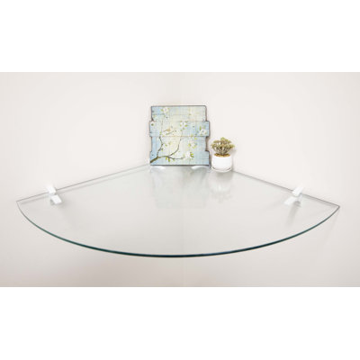 Glass Corner Shelf