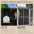 12 pi. L 8 pi. D Solarium mural en aluminium